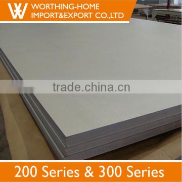 Super 201SS 2B BA HL 8K Finish Austenitic Stainless Steel Plate Prices