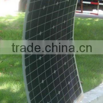 40W/18VSemi flexible monocrystalline silicon solar panel