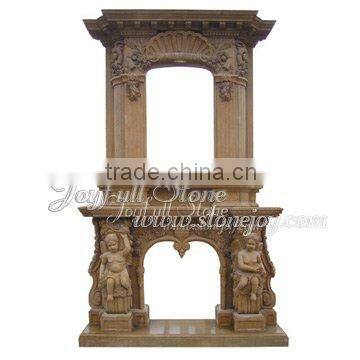 Big Marble Fireplace Overmantels