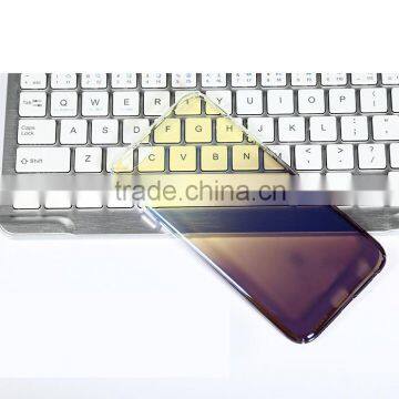 Premium Protective Phone Case Cover for iPhone 7 for iPhone 7plus Clear PC Case Shell Rainbow Mirror Cell Phone Skin Case