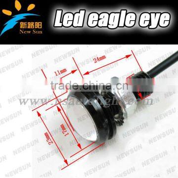 12V 3W one set LED Eagle eyes led car headlights auto daytime running lights eagle eyes