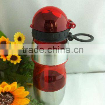 plastic bottle 600ml water bottle with many color choosed