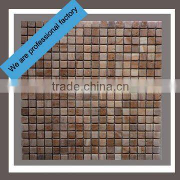 Factory supply travertine mosaic tile