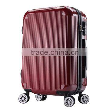 trolley suitcase /abs trolley luggage /abs pc printing trolley bag