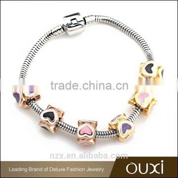 OUXI New design stainless steel multicolored different kinds of jewelry accessories B40002