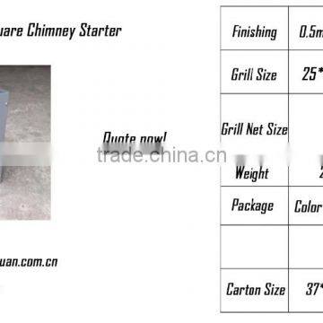 Stainless Steel Chimney Charcoal Starter of Hongxuan Factory LFGB/FDA/EN1860 ALIBABA