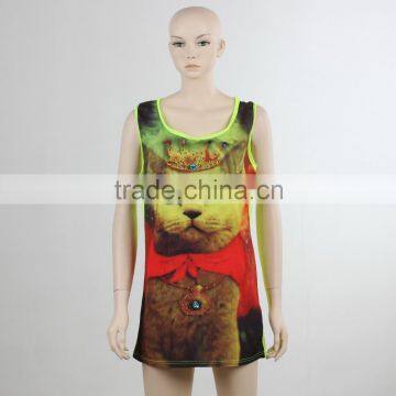 F5S15165 Tank Top Ladies Fashion Design