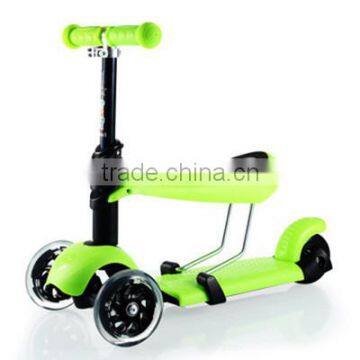 Wholesale Children Scooter With Adjustable Seat and T-Bar Micro Mini Kids Kick Scooter Baby Walker photo-2