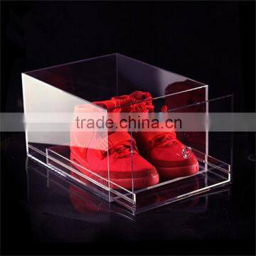 new product high clear customized acrylic shoe box