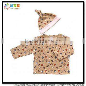 BKD thermal cotton baby pajamas t-shirt