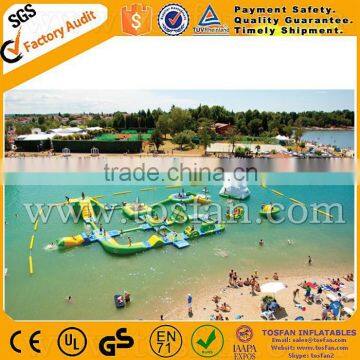 Outdoor amusement park inflatable floating water park A9040