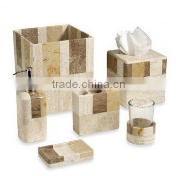 10043 Marble Stone Boutique Tissue Holder