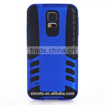 2016 new fashion pc+tpu hybrid football texture rocket cases for samsung galaxy s5