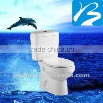 Ceramic P-trap 180mm CE Washdown Two-piece Toilet