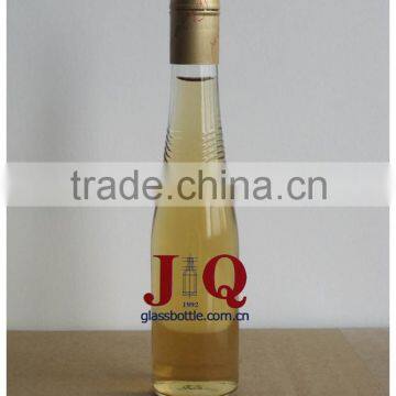 mini glass spirit brandy bottle with cap