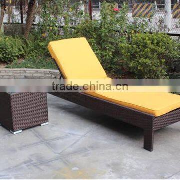 Rattan furniture wicker luxuary chaise lounger sun lounger backyard use furntiure