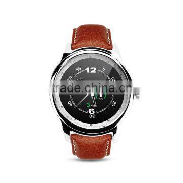 2016hot fashion round IPS touch screen bluetooth android iOS DM365 smartwatch