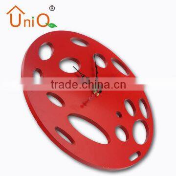 MDF ROUND HOME ART WALL CLOCK photo-1