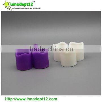 Flameless led candle light christmas decoration with candle