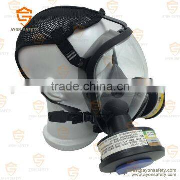 Safety firefighting Spherical full face gas mask with single/double connector-Ayonsafety