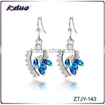 Luxury geometry wedding dangle earring ZTJY-143