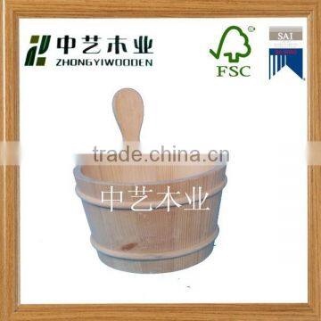 2015 china suppliers FSC&SA8000 new fasion decorative garden used wooden ice bucket for factory wholesale