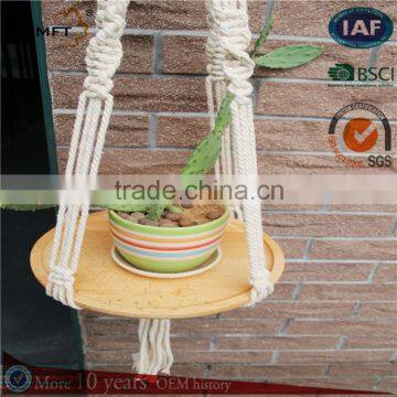 Purifying air home deco macrame plant table hanging