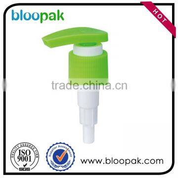 Good quality and hot selling cosmetic 28mm plastic screw up locked lotion pump