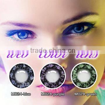 natural look colored contact lens New design charming cosmetic Contacts Lenses