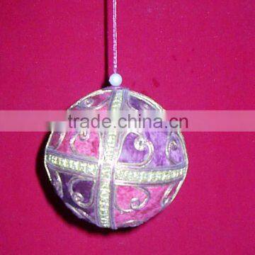Christmas hanging ball decorative item handmade christmas ornament