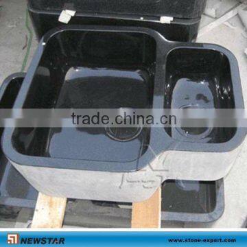 BLACK STONE BASIN FOR KITCHEN AND BATHROOM