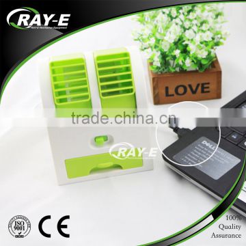 Low sale price USB portable Mini Vertical Air Conditioning desk Fan with CE certificate