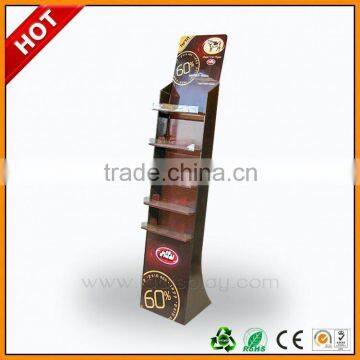 convenience store cofees display racks ,condiment stacker store display ,colorful retail store floor display stand