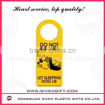 hot selling fashion design soft pvc door hanger with high quality