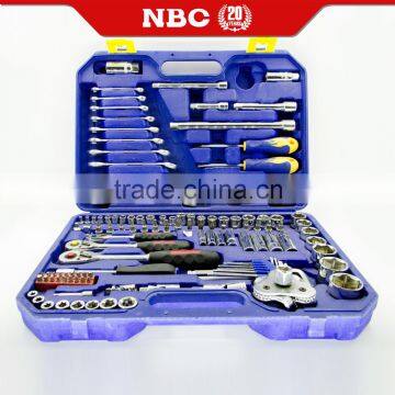 123 Pieces Metric Sleeve Multi Dimension Hand Tools Kit