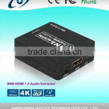 Hdmi To Hdmi + Audio (Spdif + RCA Stereo) Audio Extractor Converter photo-2