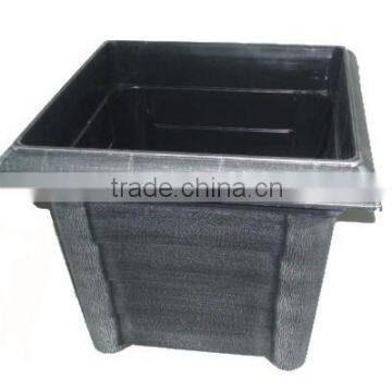 Wood Texture Plastic Flower Pot CF Series photo-2