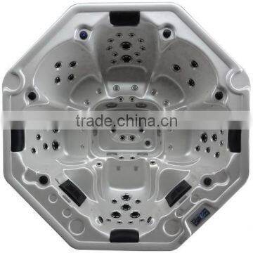 Rectangle bath outside nice design whirlpools for 8 persons