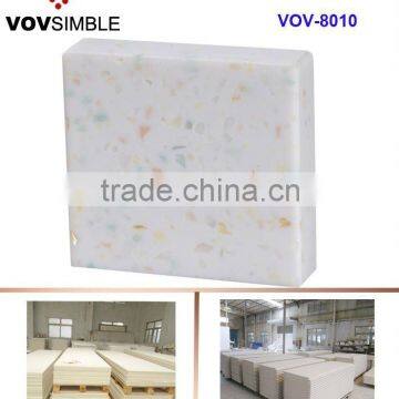 12mm thick acrylic stone resin slab/panel for bathroom vanity tops