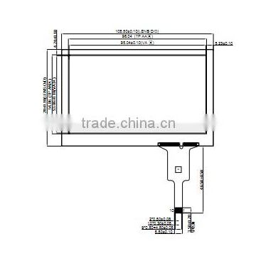 4.3 inch Capacitive touch screen