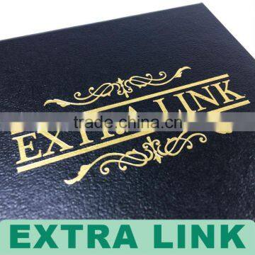 Black High Quality Pu Leather Letter Paper/Photo Storage Box(We Supply Factory Price)