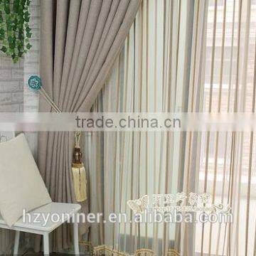 2015 Hot Sale 019 Linen Like Curtain Fabric ; Made up Curatin in Hotel or Home photo-2
