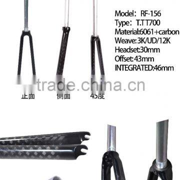 New arriving DIY Carbon bicycle front suspension fork Disc Brake from trade assurance supplier