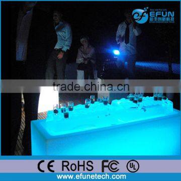 led rgb color changing wine cabinet liquor ice drink cooler for bar and party event