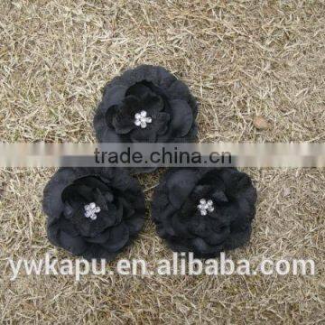 cheap artificial black peony silk flower factory direct sales in stock