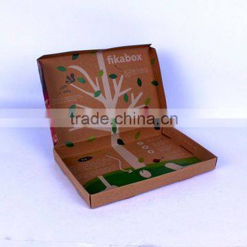 2016 Cheap Recycled Brown Folding Kraft Paper Box