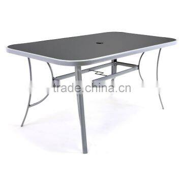 Outdoor Aluminum Folding Furniture Dinning Table Set photo-2