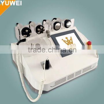 Multifunctional beauty machine: Tripolar RF + Cavitation 40K &28K+ Vacuum + on body and face area