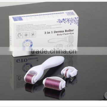GTO 2015 Newest 180/600/1200 Pins 3 in 1 Derma Roller photo-4