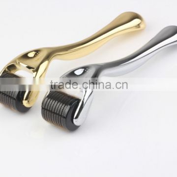 Wholesale 540 Titanium Needles 3.0mm Metallic Golden/Silver Handle DTS Derma Roller